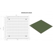 Аварийный светильник UNIVERSAL-SOFT-A 30 595x595x55 CRI80 4000 opal-sand IP20 БАП 1ч LUXR CON