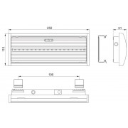 Аварийная подсветка ДПА 5040-1 1ч постоянный IP54