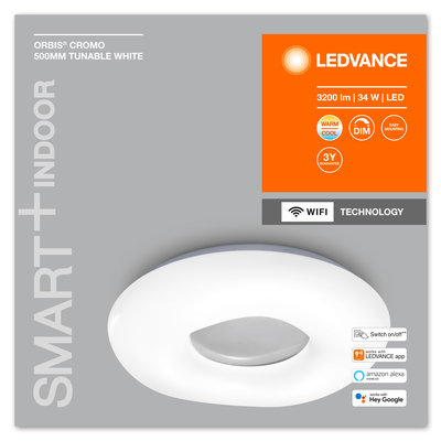 SMART WIFI ORBIS CROMO RD500 TW CR LEDV SMART WIFI ORBIS CROMO RD500 TW CR LEDV