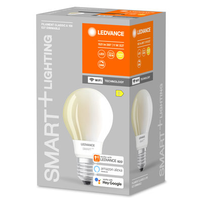 Светодиодная лампа Smart WF A 100 D 11W/827 230V GL FR E27 Светодиодная лампа Smart WF A 100 D 11W/827 230V GL FR E27