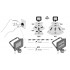 Прожектор FL COMP SEN V 50W 840 SYM 100 BK Прожектор FL COMP SEN V 50W 840 SYM 100 BK