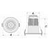 Светодиодный спот SP LED FP FIX 7W/3000K 230V IP65 LEDV Светодиодный спот SP LED FP FIX 7W/3000K 230V IP65 LEDV