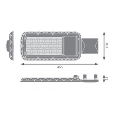 Светильник URBAN Lite L 100W 865 IP65 Gy Светильник URBAN Lite L 100W 865 IP65 Gy