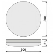ЖКХ светильник SF COMPACT 300 24W/4000K IK10 IP65