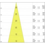 TRACK SP BR D75 25W/2500K NFL BK LEDV