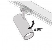 TRACK SP BR D7525W/2500K NFL WT LEDV